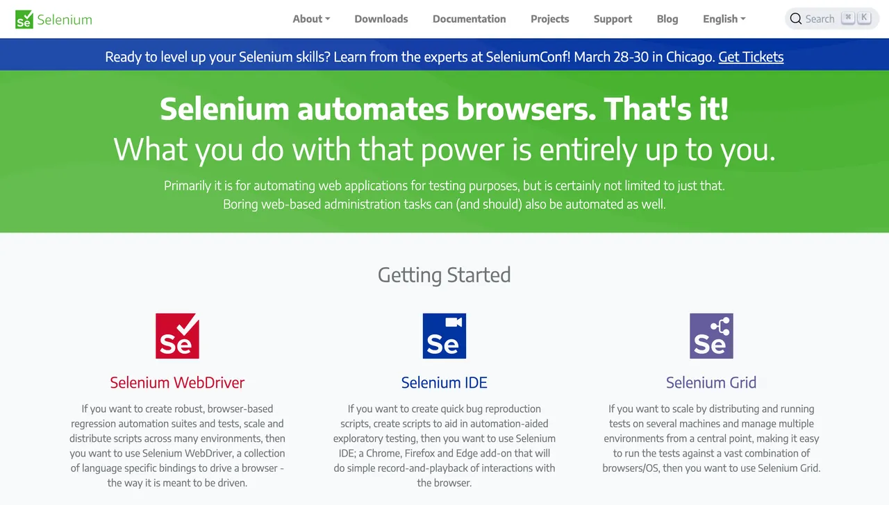 Selenium – 像真實使用者一樣自動化瀏覽器